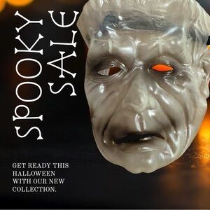 Halloween Mask Transparent Scary Old Man